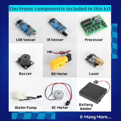 Butterfly Edufields Science and stem Electronic Robot Kits for Kids with Motors