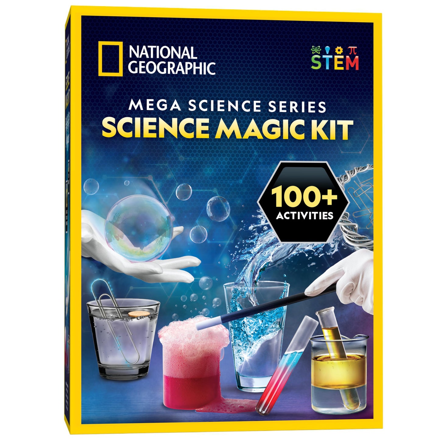 National Geographic Science Magic Kit - Science Kit for Kids with 100+ Unique Experiments and Magic Tricks, Chemistry Set & STEM Project, A Great Gift for Boys and Girls (Pack of 6)