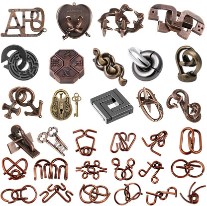 Brain Teaser Puzzles for Adults Disentanglement Puzzles Metal Brain Teaser Puzzles