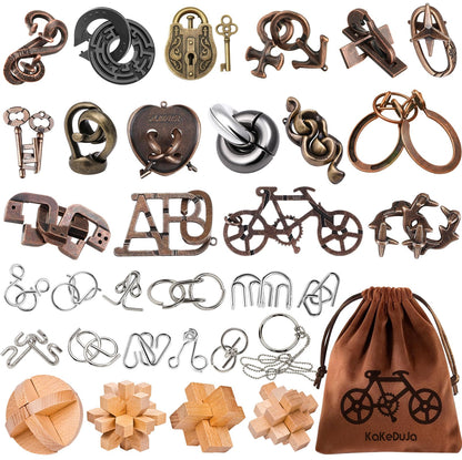 Brain Teaser Puzzles for Adults Disentanglement Puzzles Metal Brain Teaser Puzzles