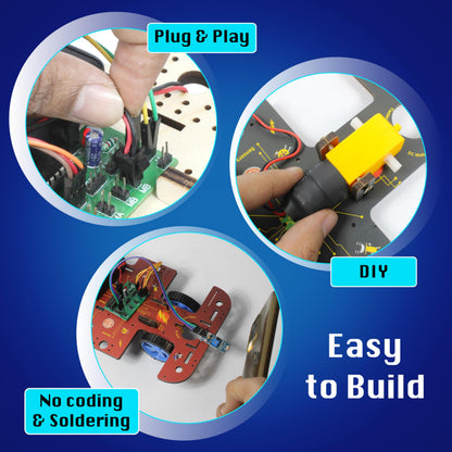 Butterfly Edufields Science and stem Electronic Robot Kits for Kids with Motors