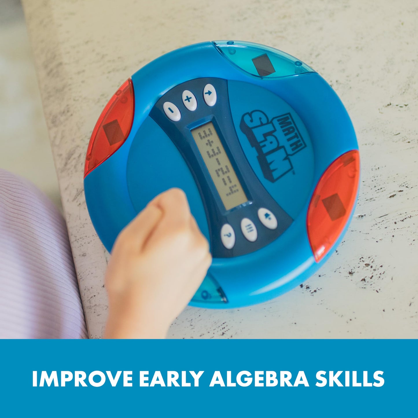 Educational Insights Math Slam - Handheld Electronic Math Games for Kids 5-7, First Grade Addition and Subtraction Games, Basic Algebra Learning Game, Self-Teaching Elementary STEM Tools