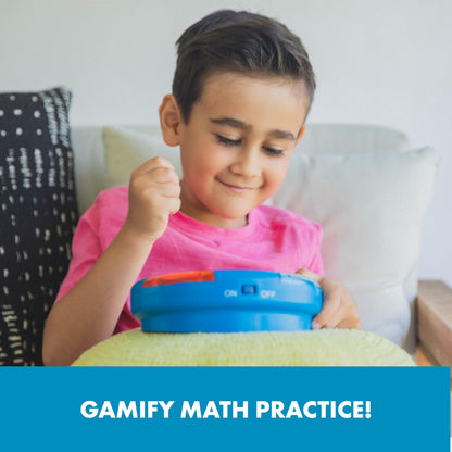 Educational Insights Math Slam - Handheld Electronic Math Games for Kids 5-7, First Grade Addition and Subtraction Games, Basic Algebra Learning Game, Self-Teaching Elementary STEM Tools