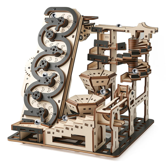 WDPINTU 3D Wooden Puzzles Marble Run