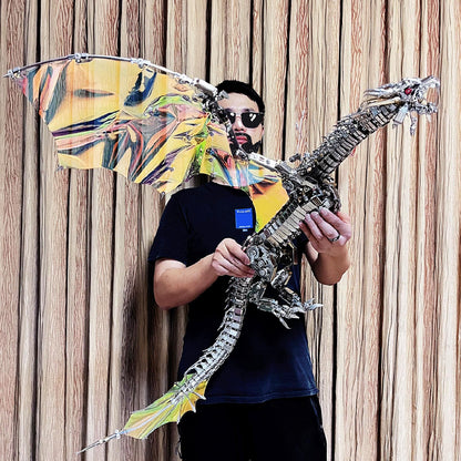 3D Metal Dragon Puzzle Kit for Adults