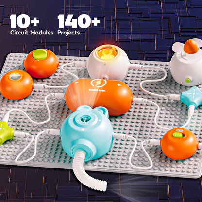 Science Kits for Kids - STEM Kits for Kids, Electronics Exploration Kit, STEM Educational Toy Gifts for Kids Boys Girls Ages 3 4 5 6 7 8 9 10 11 12