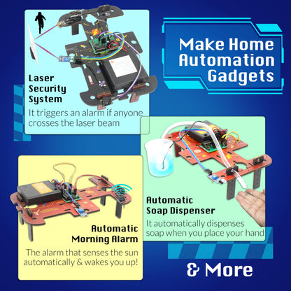 Butterfly Edufields Science and stem Electronic Robot Kits for Kids with Motors