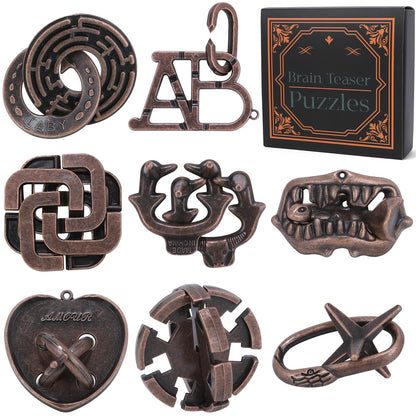 Brain Teaser Puzzles for Adults Teens - 3D Brain Teaser Puzzle Game Toys