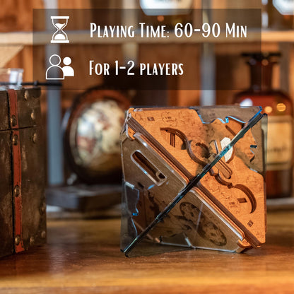 Puzzle Potato Tesla Box - Electronic Puzzle Box - Escape Room Game in a Box - Brain Teaser - 3D Wooden Puzzle for Adults - Money Puzzle Box for Cash Gift - Birthday GiftBox MoneyBox
