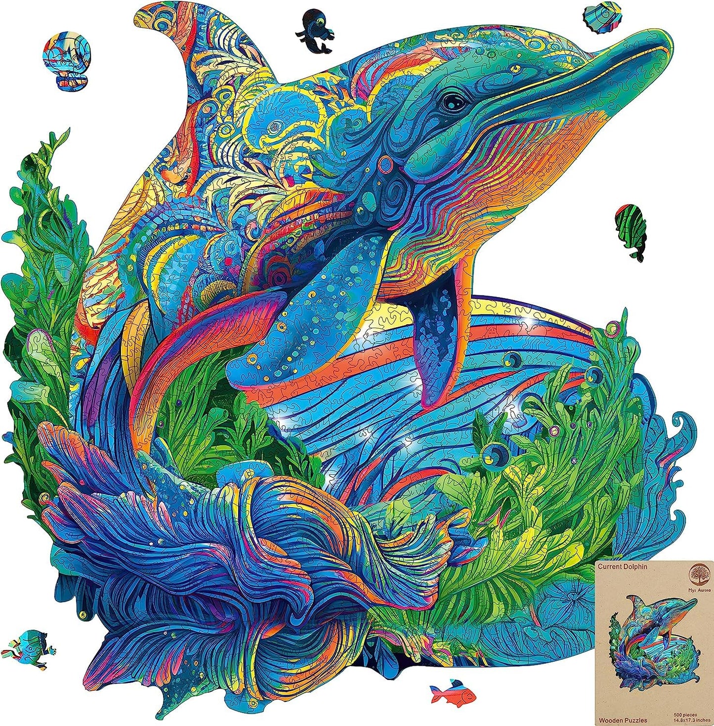 Mys Aurora Wooden Jigsaw Puzzles for Adults 200 300 500 Pieces
